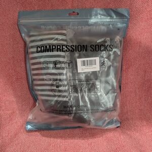 Compression Socks - Black and Gray